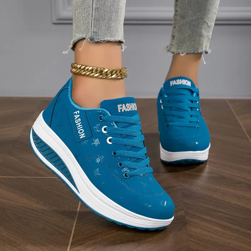 Orthopaedic Ladies' Sneakers - Ariana-Blue-2.5-Nora Luxe