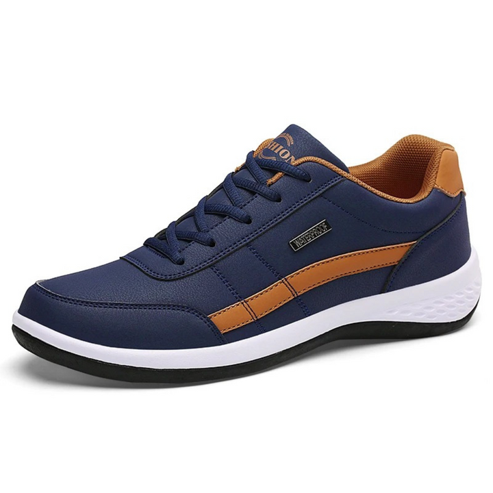 Orthopaedic Leather Shoes | Ultimate Comfort and Support-7-Blue-Nora Luxe