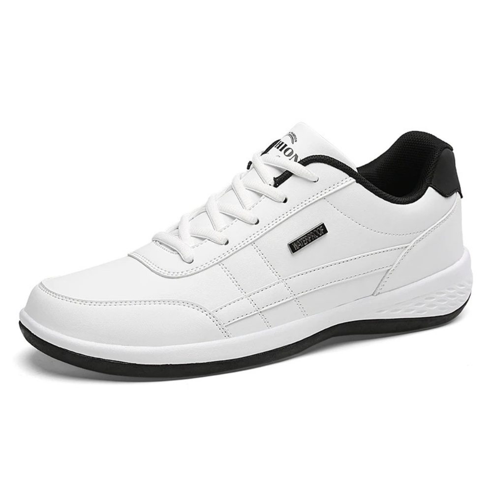Orthopaedic Leather Shoes | Ultimate Comfort and Support-7-White-Nora Luxe