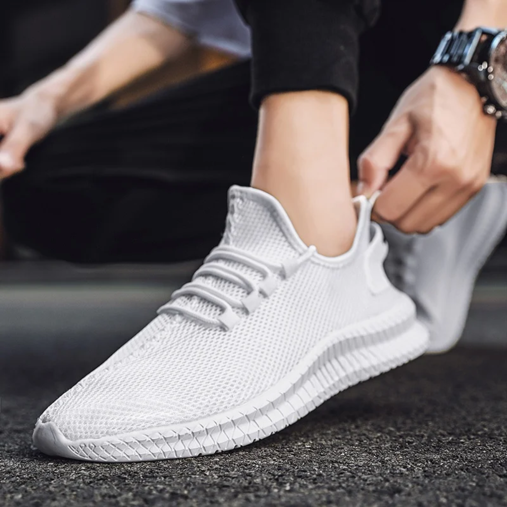 Orthopaedic Men's Shoes | Lightweight and Comfortable Design-8-Black-Nora Luxe