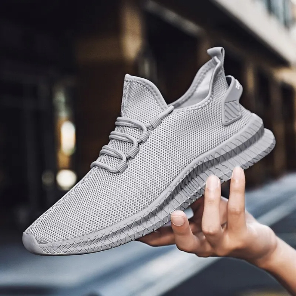 Orthopaedic Men's Shoes | Lightweight and Comfortable Design-8-Gray-Nora Luxe