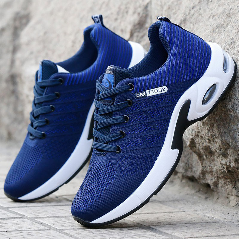 Orthopaedic Men's Sneakers - Oliver-Blue-5.5-Nora Luxe