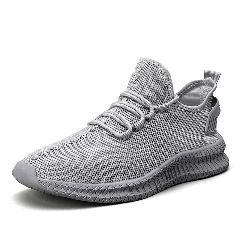 Orthopaedic men's sneakers with cushioning & posture support – Arvon-Grey-5.5-Nora Luxe