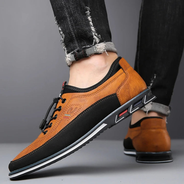 Orthopaedic Oxford Men's Shoes - Elias-Brown-5.0-Nora Luxe