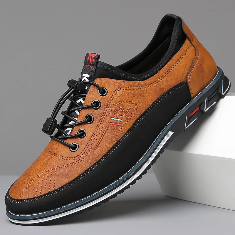 Orthopaedic Oxford Men's Shoes - Elias-Brown-5.0-Nora Luxe