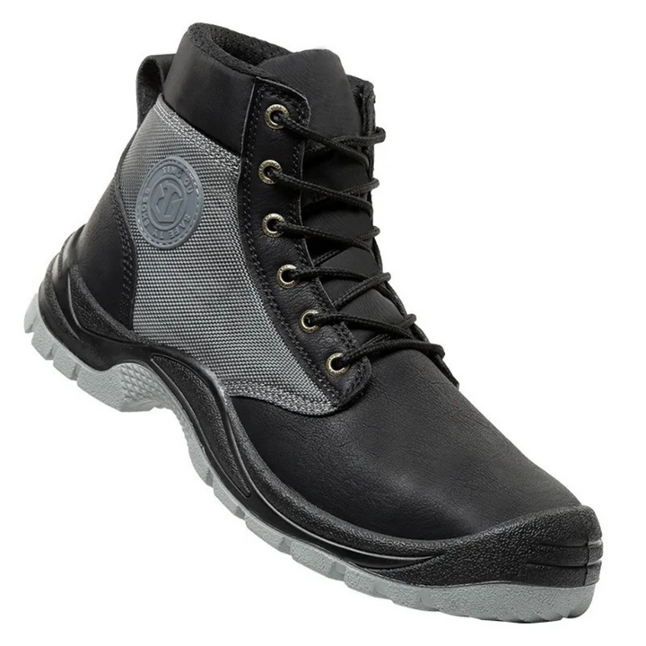 Orthopaedic Safety Boots with Steel Toe - SafeStep Pro-6-Black-Nora Luxe