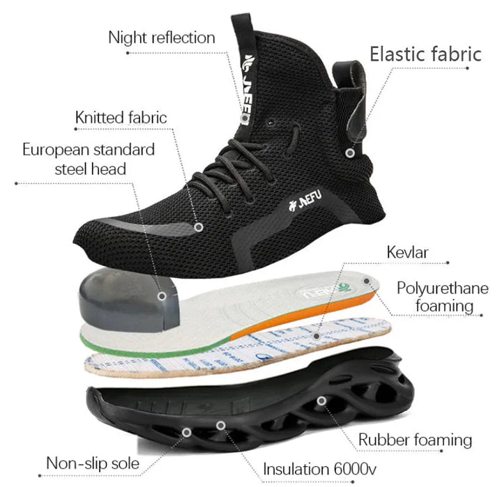 Orthopaedic Safety Shoes - Max-Green-5.5-Nora Luxe