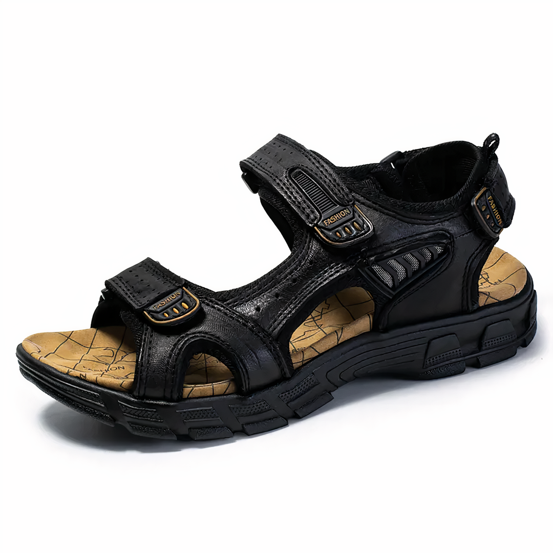 Orthopaedic Sandals - Avalon-Black-5.5-Nora Luxe