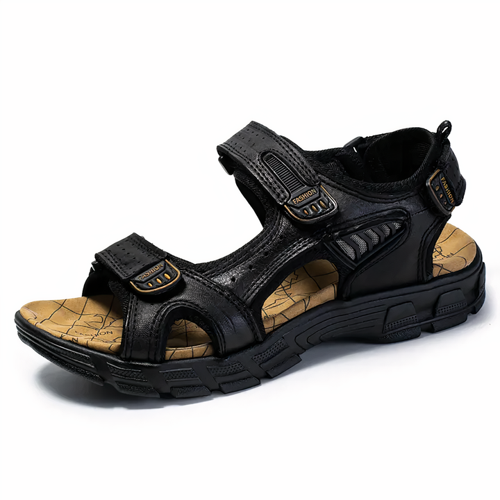 Orthopaedic Sandals - Avalon-Black-5.5-Nora Luxe