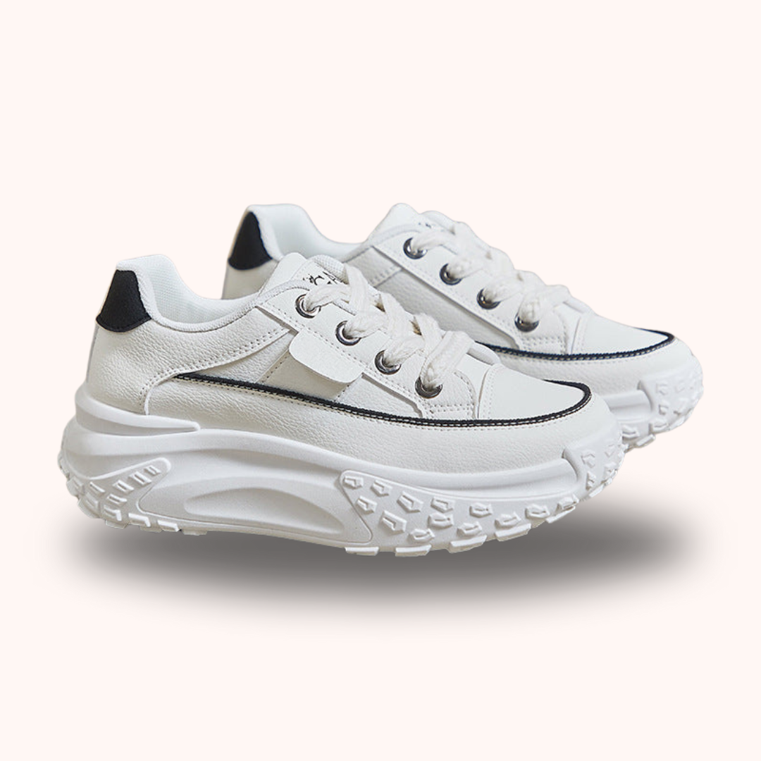 Orthopaedic Shoes for Daily Comfort - FlexiStep-White-2.5-Nora Luxe