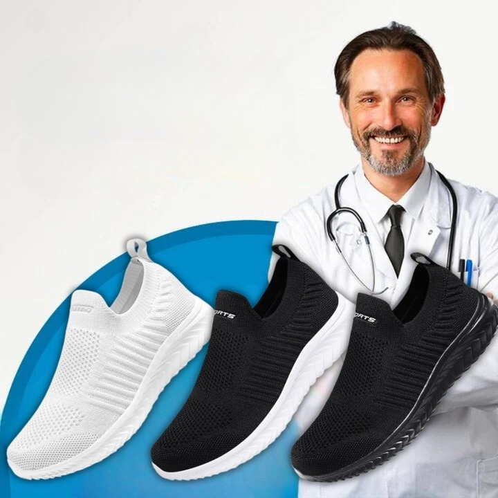 Orthopaedic Slip-On Shoes - VitalStep-White-2.5-Nora Luxe