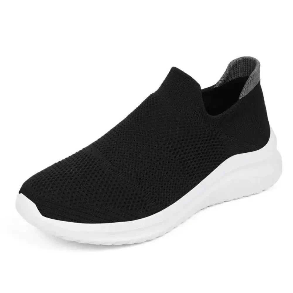 Orthopaedic Slip-On Sneakers | Ultimate Comfort | Stylish and Supportive-2-Black-Nora Luxe