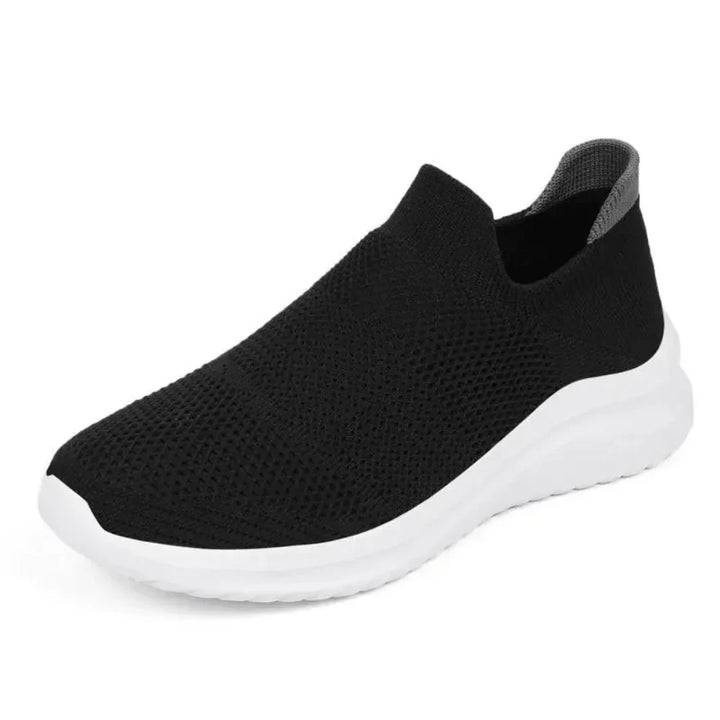 Orthopaedic Slip-On Sneakers | Ultimate Comfort | Stylish and Supportive-2-Black-Nora Luxe