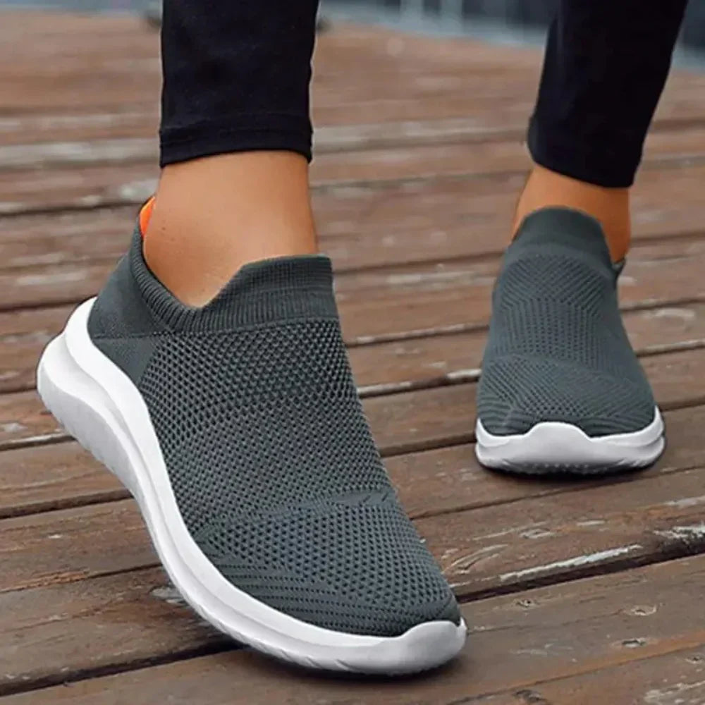 Orthopaedic Slip-On Sneakers | Ultimate Comfort | Stylish and Supportive-2-Black-Nora Luxe