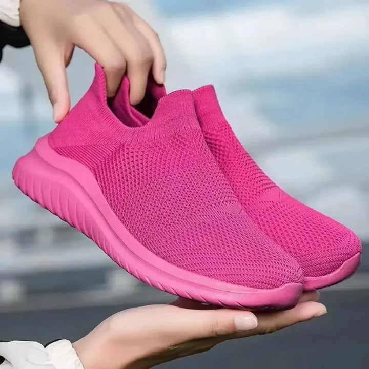Orthopaedic Slip-On Sneakers | Ultimate Comfort | Stylish and Supportive-2-Fuchsia-Nora Luxe