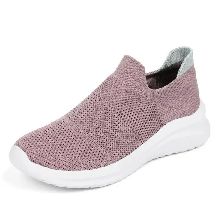 Orthopaedic Slip-On Sneakers | Ultimate Comfort | Stylish and Supportive-2-Pink-White-Nora Luxe