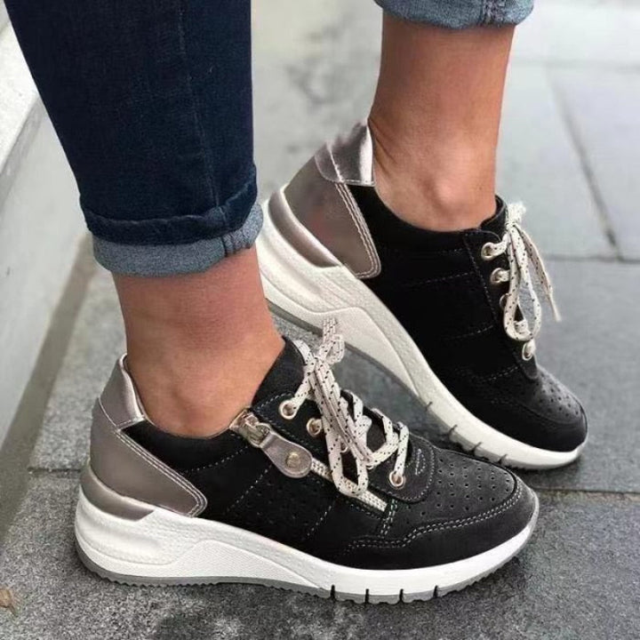 Orthopaedic Walking Shoes - Isabella-Black-4.5-Nora Luxe