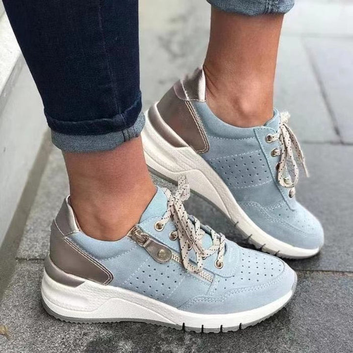 Orthopaedic Walking Shoes - Isabella-Blue-4.5-Nora Luxe
