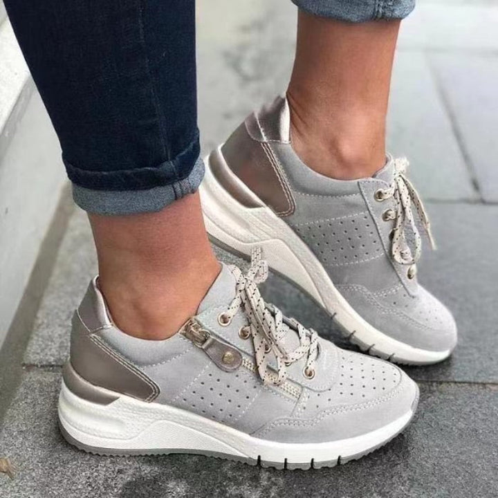 Orthopaedic Walking Shoes - Isabella-Gray-4.5-Nora Luxe