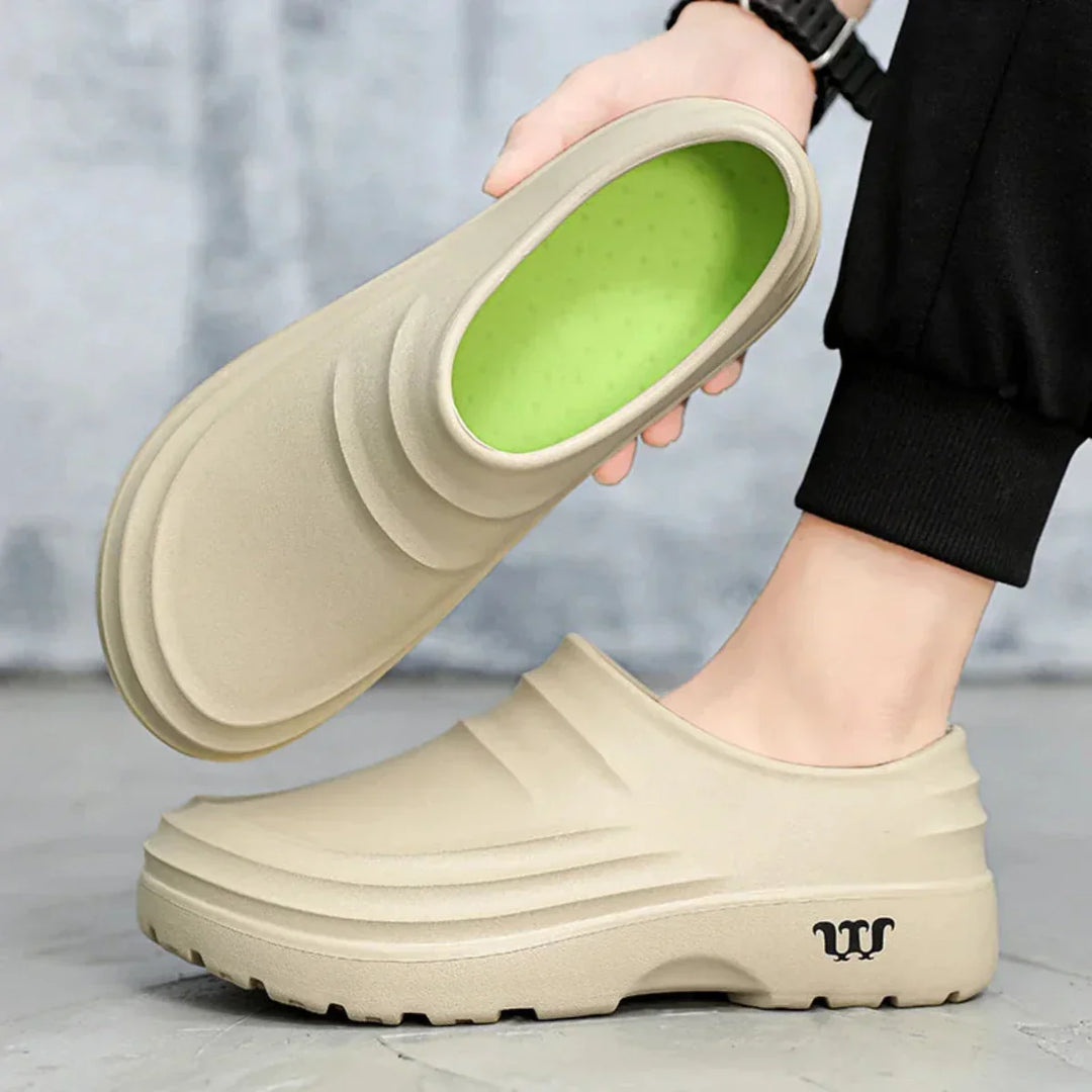 Orthopaedic Waterproof Clogs - AquaStep-Beige-4.5-Nora Luxe