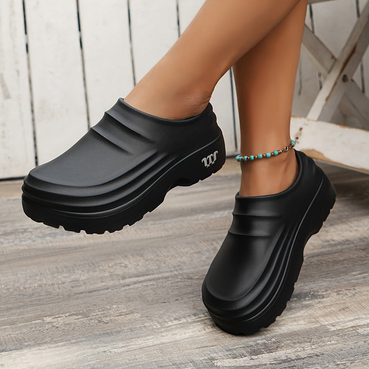 Orthopaedic Waterproof Clogs - AquaStep-Black-4.5-Nora Luxe