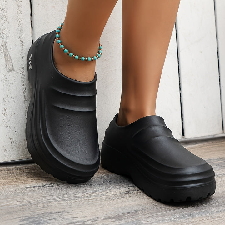 Orthopaedic Waterproof Clogs - AquaStep-Black-4.5-Nora Luxe