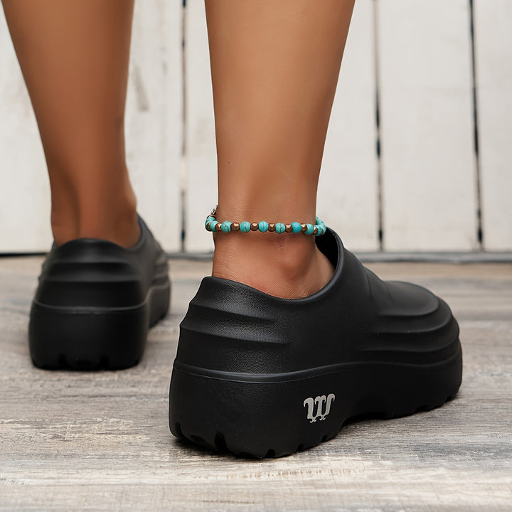 Orthopaedic Waterproof Clogs - AquaStep-Black-4.5-Nora Luxe