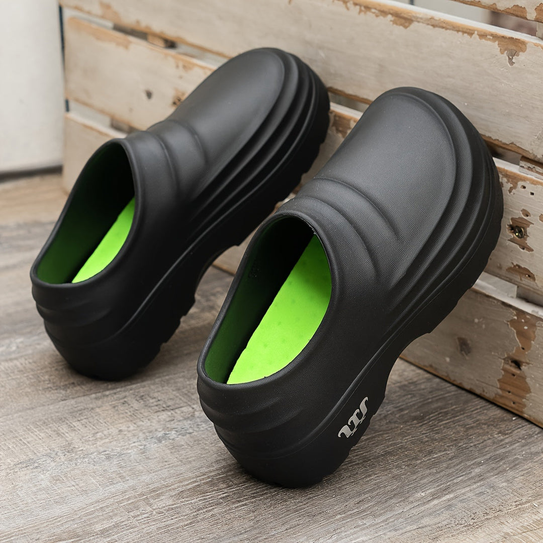 Orthopaedic Waterproof Clogs - AquaStep-Black-4.5-Nora Luxe