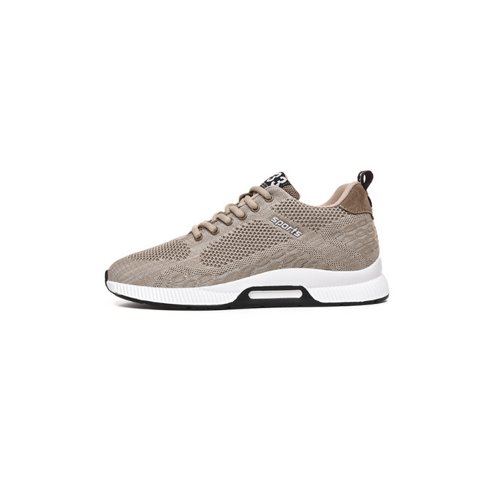 Orthopaedic Wedge Sneakers - Maxim-Beige-6-Nora Luxe