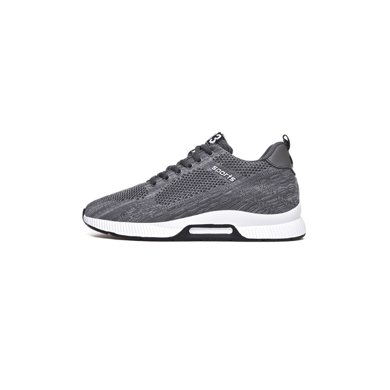 Orthopaedic Wedge Sneakers - Maxim-Gray-6-Nora Luxe