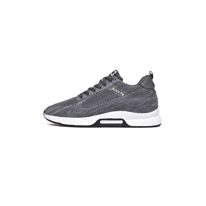 Orthopaedic Wedge Sneakers - Maxim-Gray-6-Nora Luxe