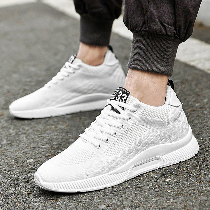 Orthopaedic Wedge Sneakers - Maxim-White-6-Nora Luxe