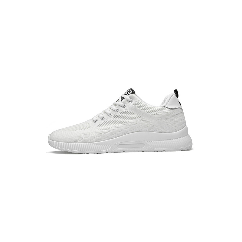 Orthopaedic Wedge Sneakers - Maxim-White-6-Nora Luxe
