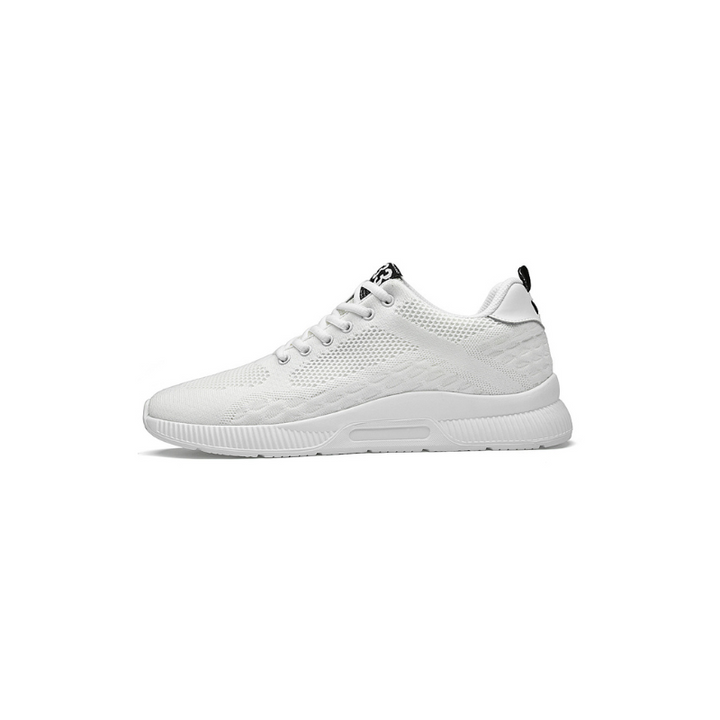 Orthopaedic Wedge Sneakers - Maxim-White-6-Nora Luxe