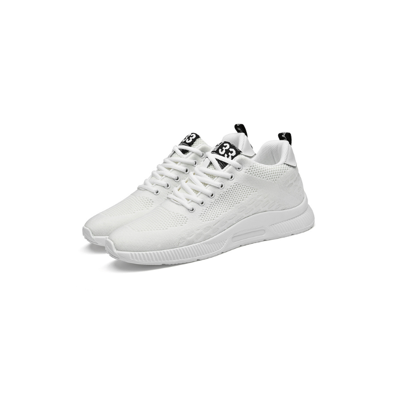 Orthopaedic Wedge Sneakers - Maxim-White-6-Nora Luxe