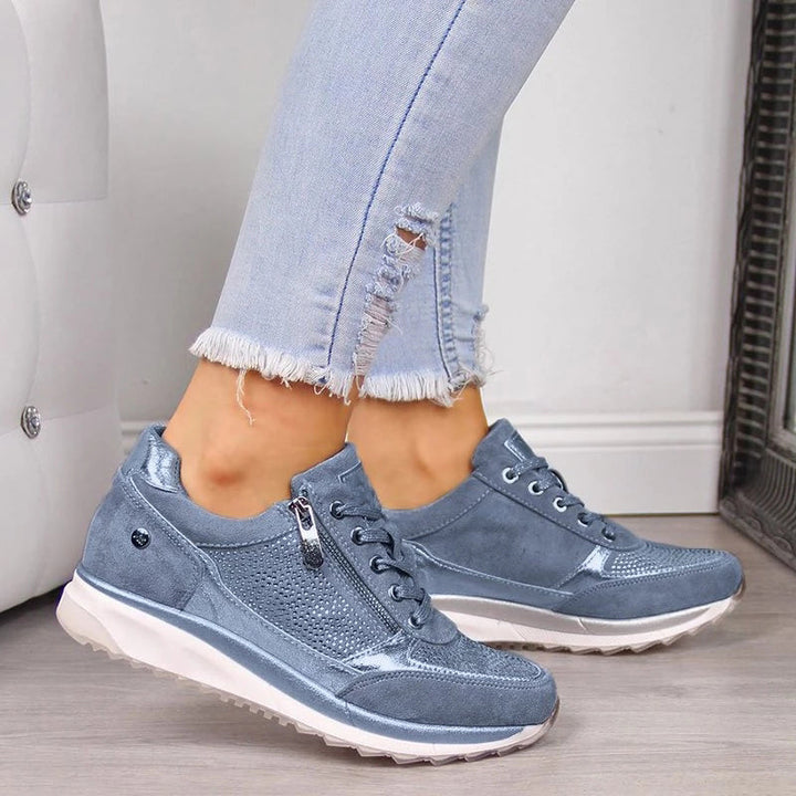 Orthopaedic Women's Sneakers - Vita-Blue-4.0-Nora Luxe