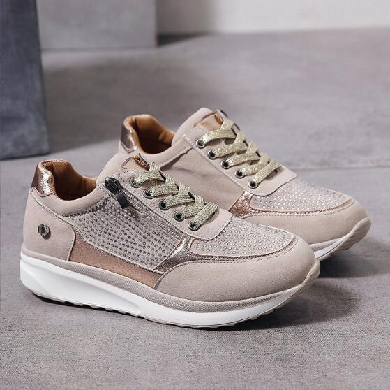 Orthopaedic Women's Sneakers - Vita-Gray-4.0-Nora Luxe