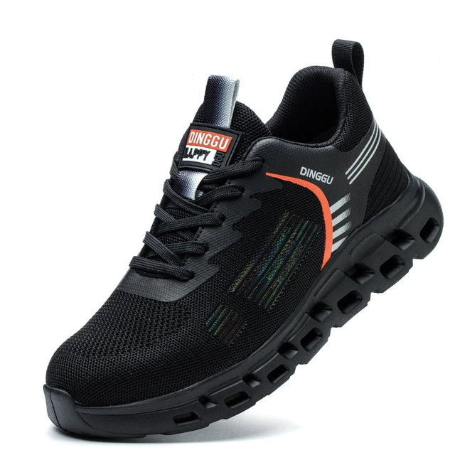 Orthopaedic Work Sneakers - MaxProtect-Black-5.0-Nora Luxe