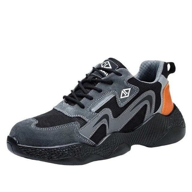 Orthopaedic Work Sneakers - MaxProtect-Dark-gray-5.0-Nora Luxe