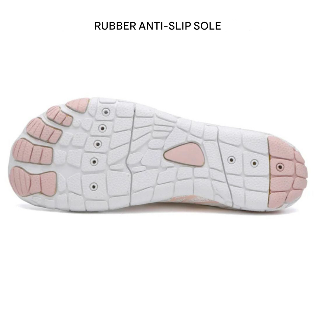 Orthopedic Barefoot Shoes - VitalStride-White-Pink-3.5-Nora Luxe