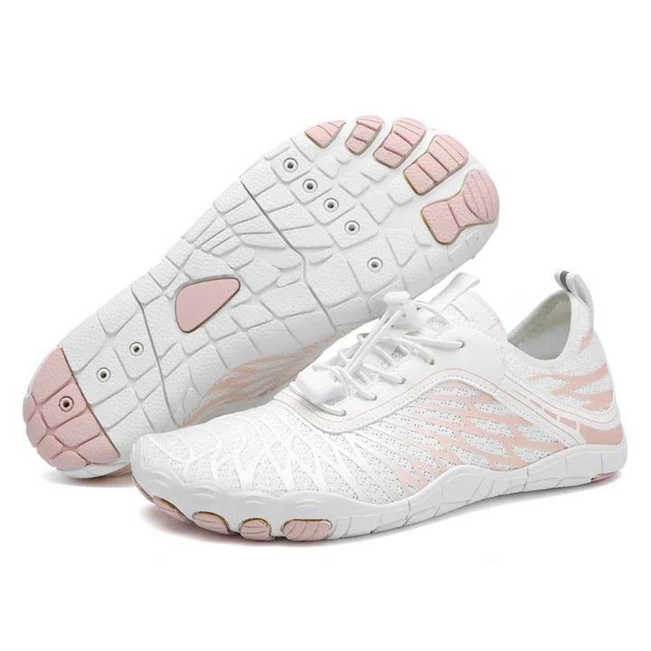 Orthopedic Barefoot Shoes - VitalStride-White-Pink-3.5-Nora Luxe