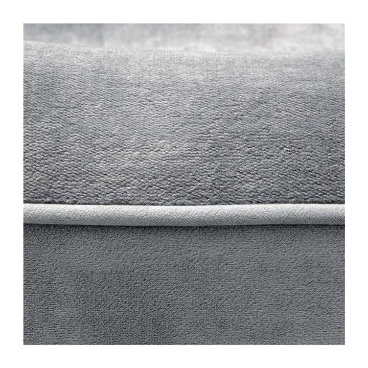 Orthopedic Comfort Dog Bed Grey - Max-27.6 × 22.8 × 7.1 in-Nora Luxe