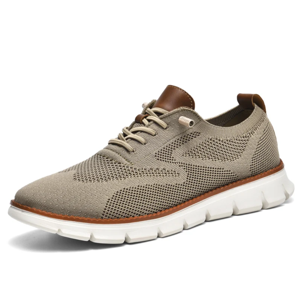 Orthopedic Fly Knitted Shoes | Lightweight & Supportive-7-Beige-Nora Luxe