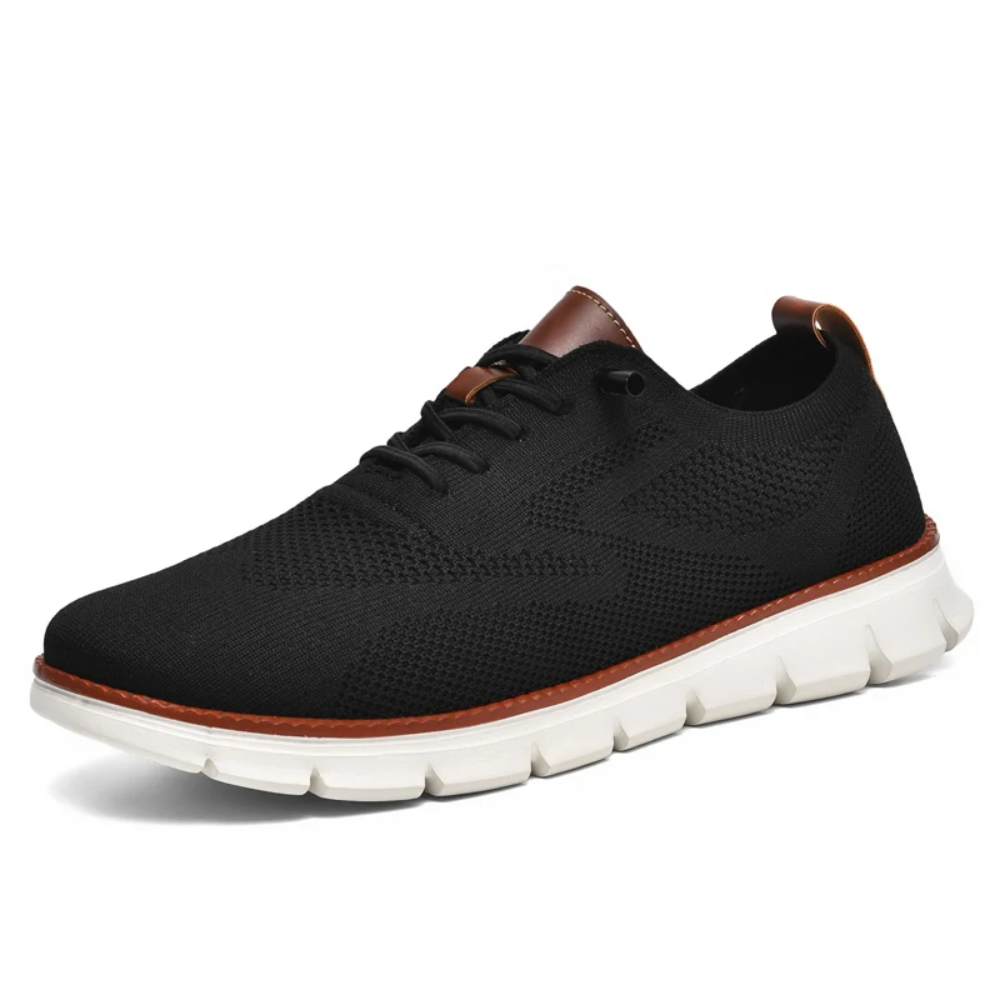 Orthopedic Fly Knitted Shoes | Lightweight & Supportive-7-Black-Nora Luxe