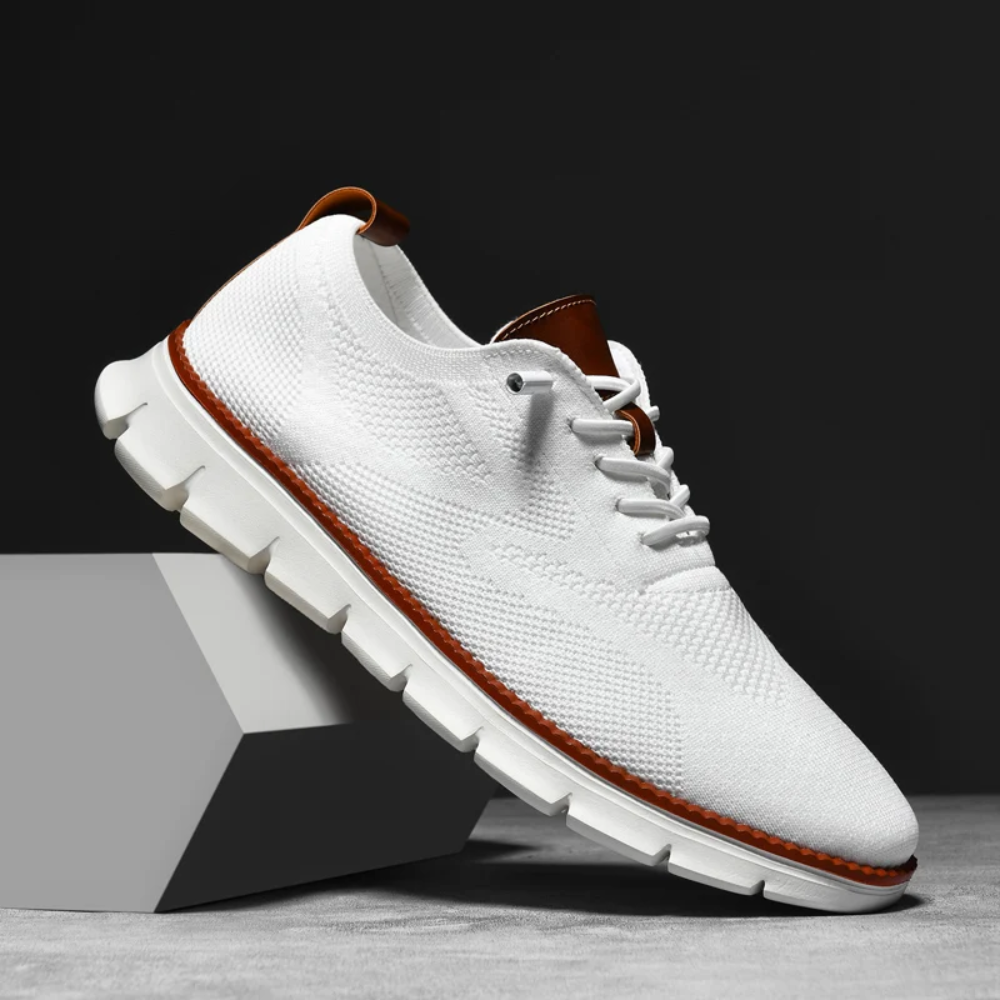 Orthopedic Fly Knitted Shoes | Lightweight & Supportive-7-White-Nora Luxe
