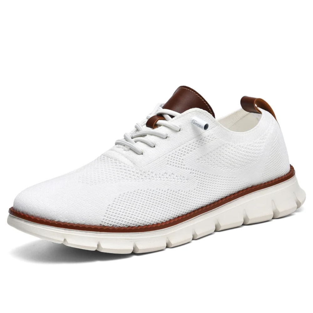 Orthopedic Fly Knitted Shoes | Lightweight & Supportive-7-White-Nora Luxe