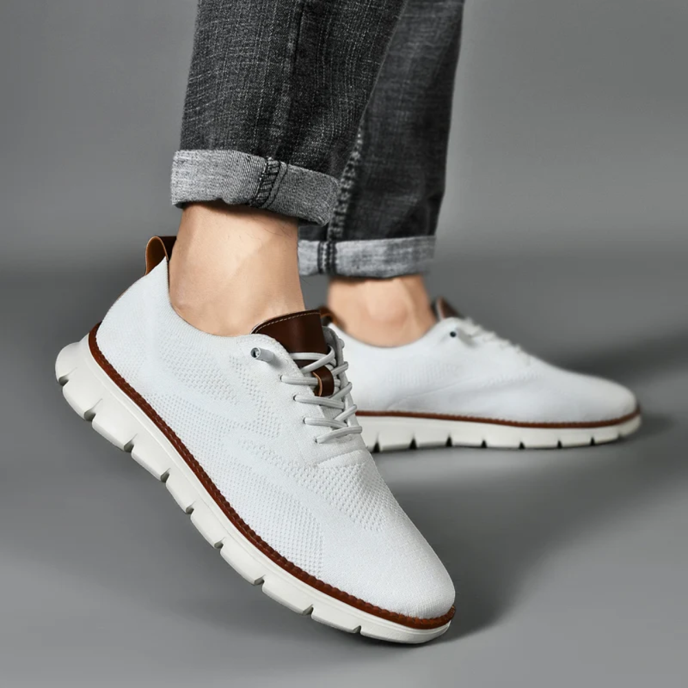 Orthopedic Fly Knitted Shoes | Lightweight & Supportive-7-White-Nora Luxe