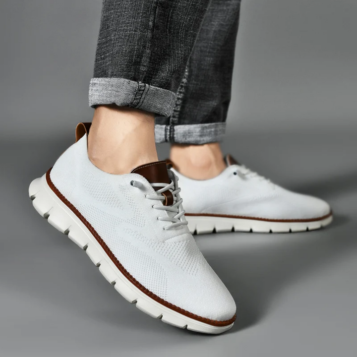 Orthopedic Fly Knitted Shoes | Lightweight & Supportive-7-White-Nora Luxe