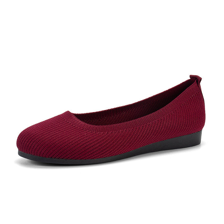 Orthopedic ladies' ballerinas with comfort sole & classic design – Mia-Black-4-Nora Luxe