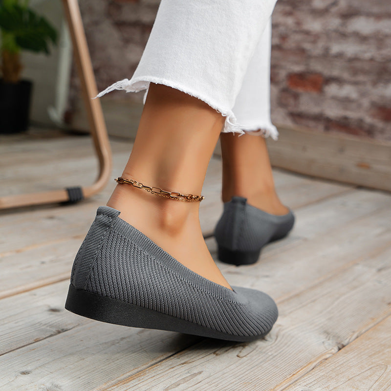 Orthopedic ladies' ballerinas with comfort sole & classic design – Mia-Black-4-Nora Luxe